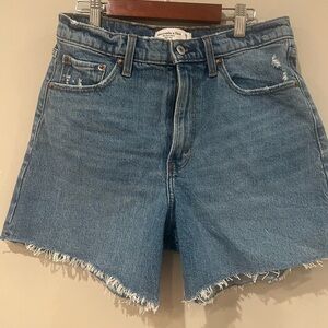 Abercrombie & Fitch Denim Blue Women's Shorts